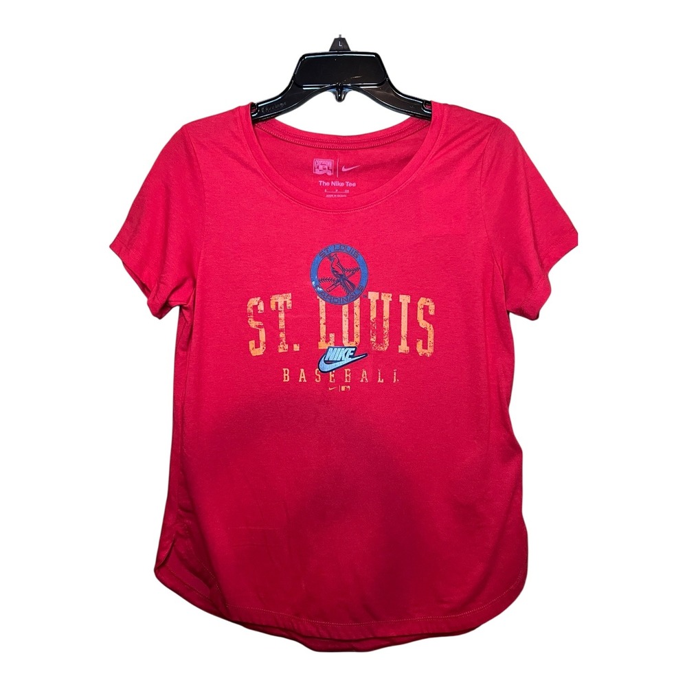Nike St Louis Cardinals MLB Baseball T-Shirt Womens Small Red‎ NKMV-62Q-SCD-N0U